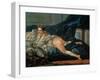 Odalisque, for the Version in the Louvre-Francois Boucher-Framed Giclee Print