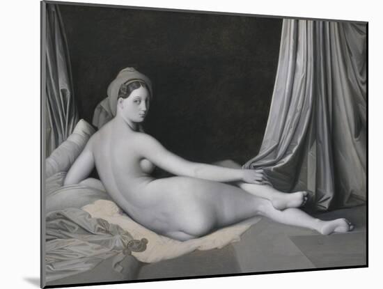 Odalisque in Grisaille, c.1824–34-Jean Auguste Dominique Ingres-Mounted Giclee Print