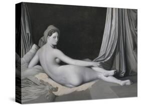 Odalisque in Grisaille, c.1824–34-Jean Auguste Dominique Ingres-Stretched Canvas