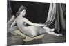 Odalisque in Grisaille-Jean-Auguste-Dominique Ingres-Mounted Art Print