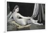 Odalisque in Grisaille-Jean-Auguste-Dominique Ingres-Framed Art Print