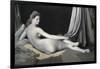 Odalisque in Grisaille-Jean-Auguste-Dominique Ingres-Framed Art Print