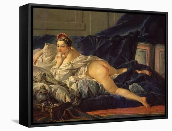 Odalisque (L'Odalisque)-Francois Boucher-Framed Stretched Canvas