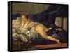 Odalisque (L'Odalisque)-Francois Boucher-Framed Stretched Canvas