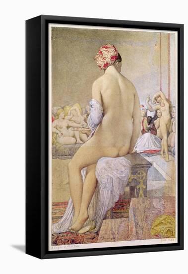 Odalisque or the Small Bather, 1864-Jean-Auguste-Dominique Ingres-Framed Stretched Canvas
