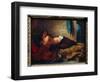 Odalisque. Painting by Eugene Delacroix (1798-1863), 19Th Century. Oil on Canvas. Dim: 0,24 X 0,32M-Ferdinand Victor Eugene Delacroix-Framed Giclee Print