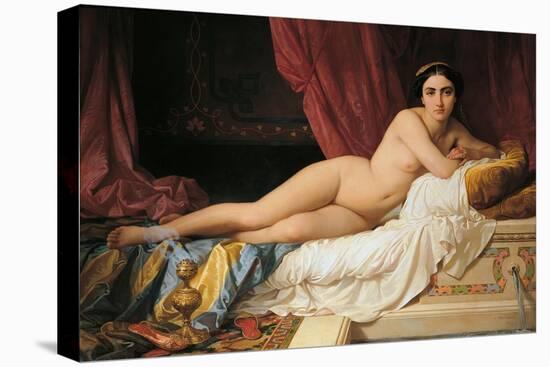 Odalisque-Luigi Mussini-Stretched Canvas