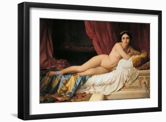 Odalisque-Luigi Mussini-Framed Giclee Print