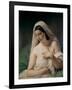 Odalisque-Francesco Hayez-Framed Art Print