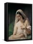 Odalisque-Francesco Hayez-Framed Stretched Canvas