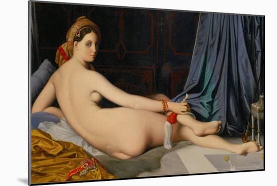 Odalisque-Jean-Auguste-Dominique Ingres-Mounted Giclee Print