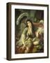 Odalisque-Jean Baptiste Ange Tissier-Framed Giclee Print