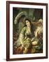 Odalisque-Jean Baptiste Ange Tissier-Framed Giclee Print