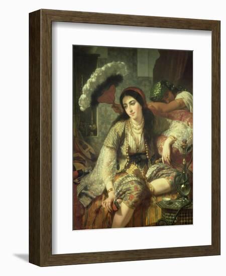 Odalisque-Jean Baptiste Ange Tissier-Framed Giclee Print