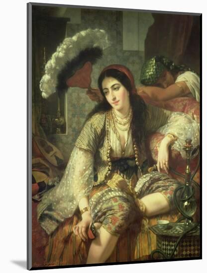 Odalisque-Jean Baptiste Ange Tissier-Mounted Giclee Print