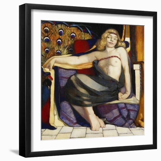 Odalisque-Eric Harald Macbeth Robertson-Framed Giclee Print