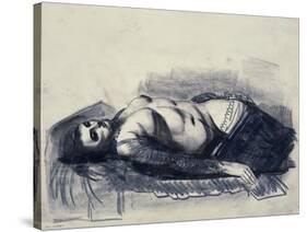 Odalisque-George Wesley Bellows-Stretched Canvas