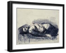 Odalisque-George Wesley Bellows-Framed Giclee Print