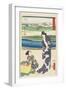Odawara, July 1854-Utagawa Hiroshige-Framed Giclee Print