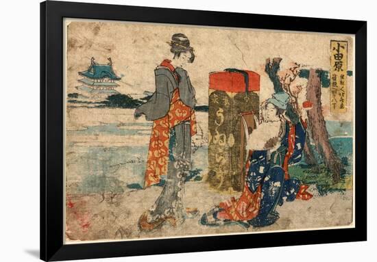 Odawara-Katsushika Hokusai-Framed Giclee Print