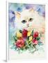 Odd Eye White Persian Cat-sylvia pimental-Framed Art Print