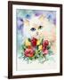 Odd Eye White Persian Cat-sylvia pimental-Framed Art Print