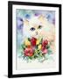 Odd Eye White Persian Cat-sylvia pimental-Framed Art Print