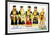 Odd Fellows: Costumes for the High Priest-null-Framed Art Print