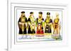 Odd Fellows: Costumes for the High Priest-null-Framed Art Print