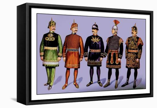 Odd Fellows: Officers-null-Framed Stretched Canvas