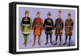 Odd Fellows: Officers-null-Framed Stretched Canvas