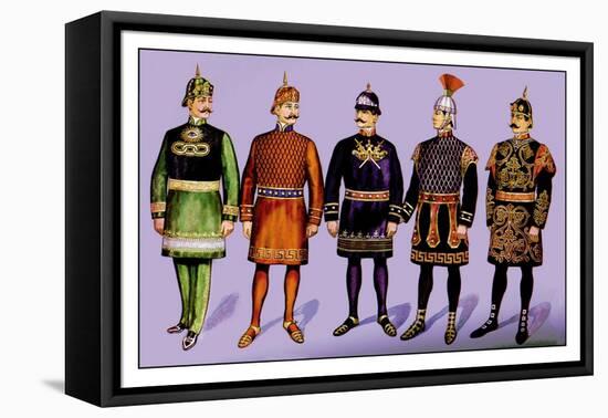 Odd Fellows: Officers-null-Framed Stretched Canvas