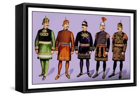 Odd Fellows: Officers-null-Framed Stretched Canvas