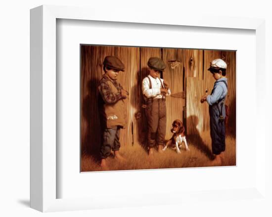 Odd Man Out-Jim Daly-Framed Art Print