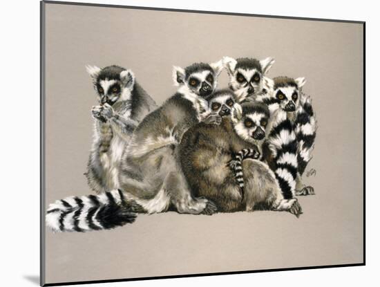 Odd Man Out-Barbara Keith-Mounted Giclee Print