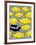 Odd Ones - Black Cab-Duncan Wilson-Framed Art Print