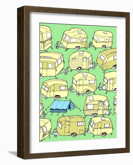 Odd Ones - Tent-Duncan Wilson-Framed Art Print