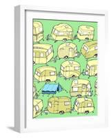 Odd Ones - Tent-Duncan Wilson-Framed Art Print