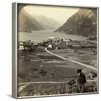 Odda, Hardangerfjord, Norway-Underwood & Underwood-Framed Photographic Print