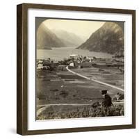 Odda, Hardangerfjord, Norway-Underwood & Underwood-Framed Photographic Print