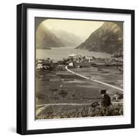 Odda, Hardangerfjord, Norway-Underwood & Underwood-Framed Photographic Print