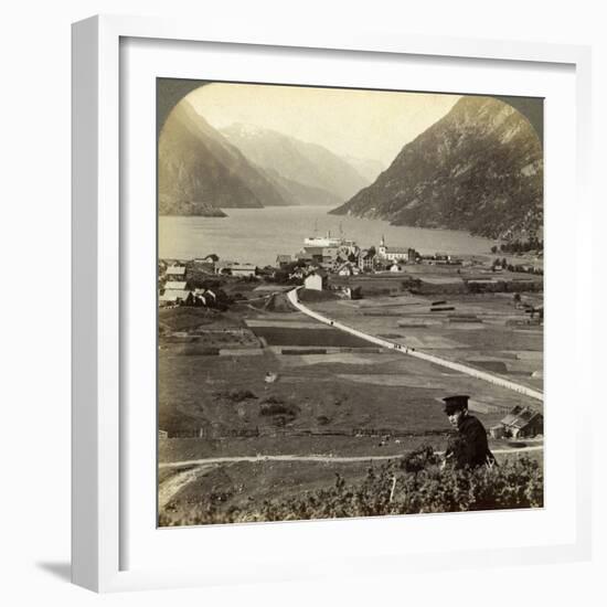 Odda, Hardangerfjord, Norway-Underwood & Underwood-Framed Photographic Print