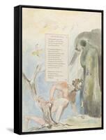 Ode on the Spring'-William Blake-Framed Stretched Canvas