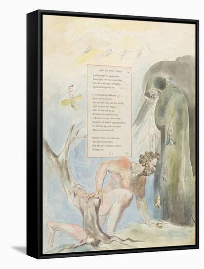 Ode on the Spring'-William Blake-Framed Stretched Canvas