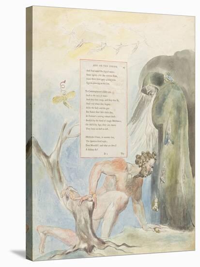 Ode on the Spring'-William Blake-Stretched Canvas