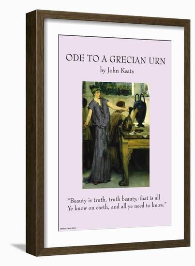 Ode To a Grecian Urn-null-Framed Art Print