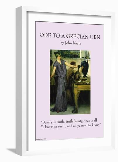 Ode To a Grecian Urn-null-Framed Art Print