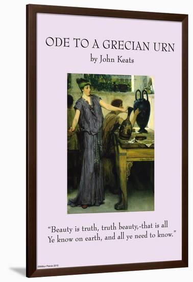 Ode To a Grecian Urn-null-Framed Art Print