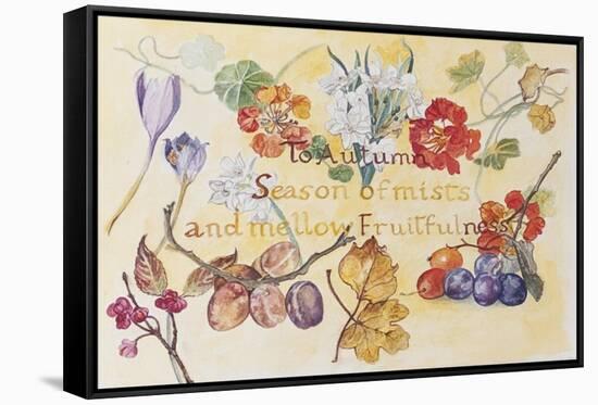 Ode to Autumn Keats, 2008-Caroline Hervey-Bathurst-Framed Stretched Canvas