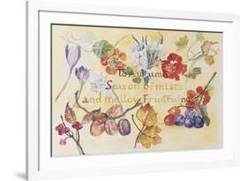 Ode to Autumn Keats, 2008-Caroline Hervey-Bathurst-Framed Giclee Print